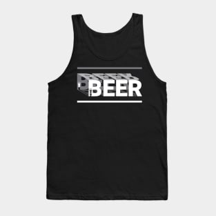 Beer Word Perspective Tank Top